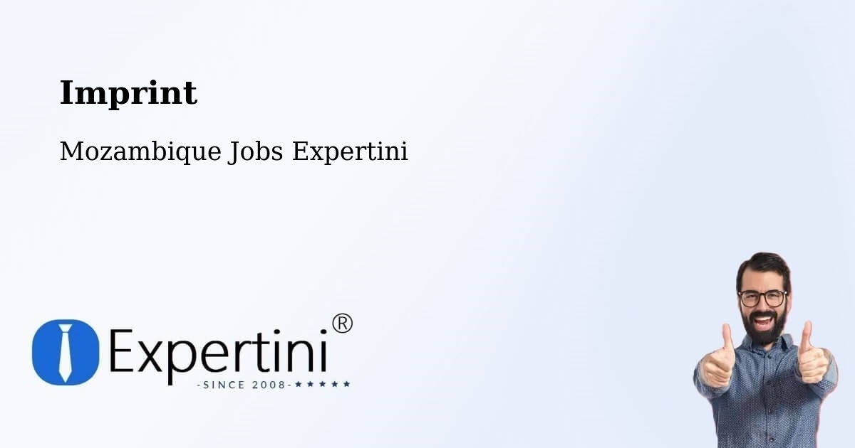Imprint – Mutuáli - Mozambique Jobs Expertini